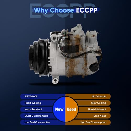 Image of ECCPP AC Compressor Direct Fit for Mercedes-Benz E300 V6 3.5L 2012