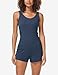 Tommy John Women's Triblend Lounge Tank, Dress Blues Heather, Small