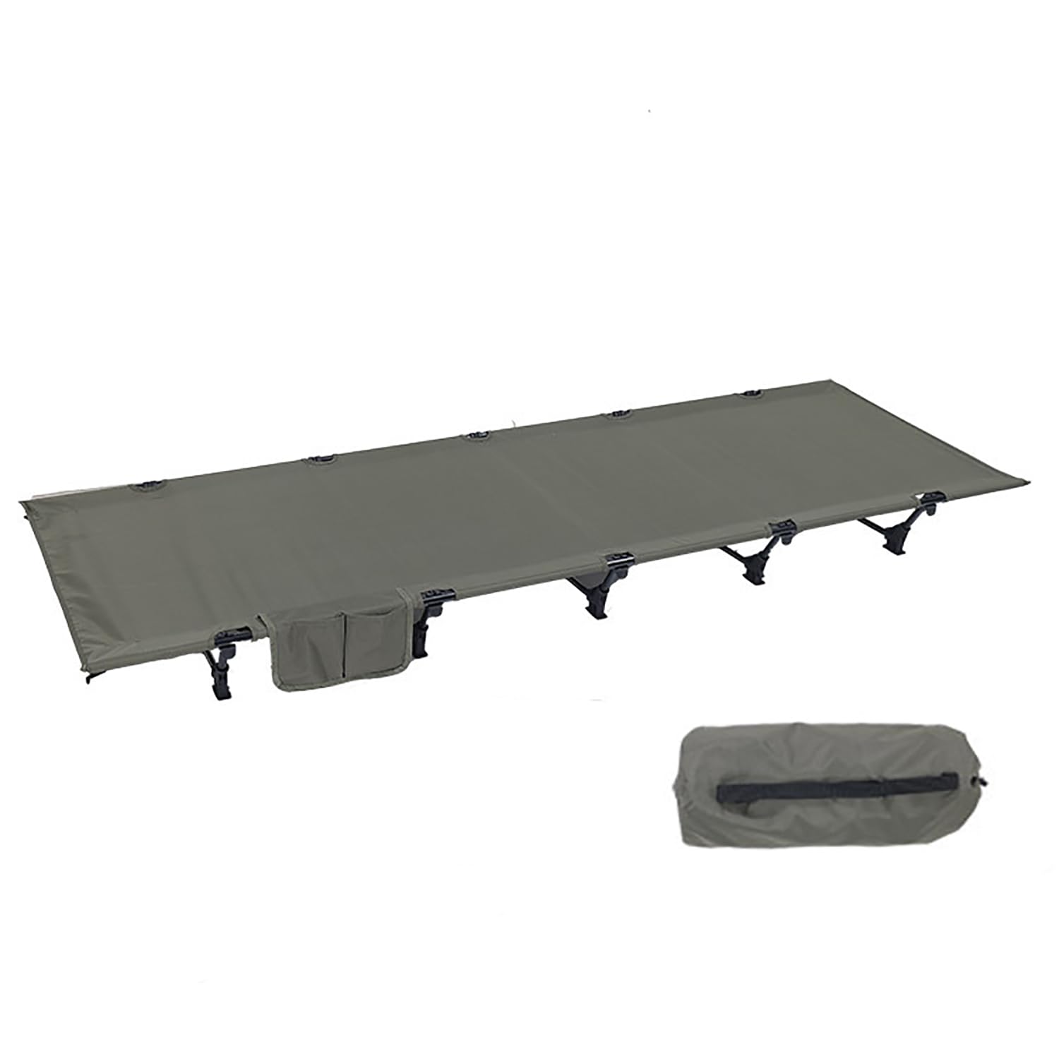 Cama Camping Plegable，Cama Plegable Ultraligera de Aluminio, 192 × 65 × 16 CM, Capacidad de Carga de hasta 150 kg, Apta para Viajes al Aire Libre,Compacta, Portátil, Fácil de Construir