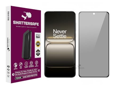 Image of Anti-Spy Privacy Tempered Glass Compatible For Oneplus Nord 5 [Pack of 2]. 9H Hardness, Anti-Scratch, Edge-to-Edge Protection With Easy Installation Kit & Case Friendly Fit.
