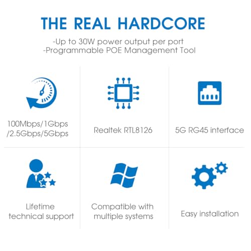 PCIe X4 Tarjeta Capturadora con Cuatro Puertos PoE 5G Vision miniatura 2