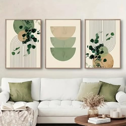 Affiche bohème eucalyptus pour créer un salon cocooning et rétro unique