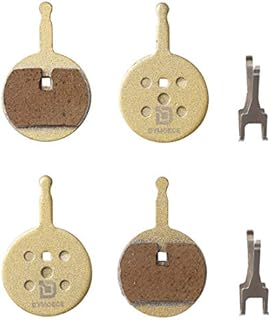 Dymoece 2 Sets Bicycle Disc Brake Pads for Avid BB5 Mechanical Disc Brake (Resin,Semi-Metallic,Sintered Metal)