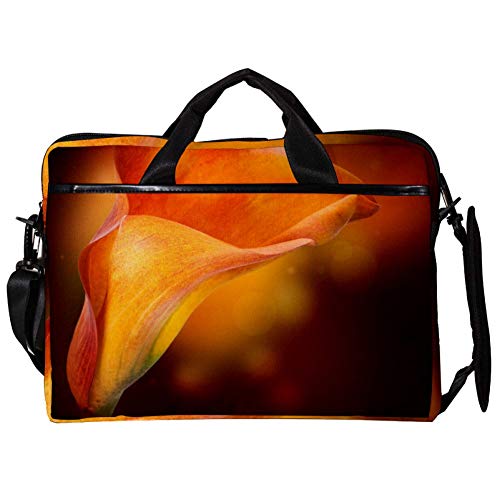 Maletín bandolera para laptop que evita golpes con diseño portátil elegante de 14 pulgadas