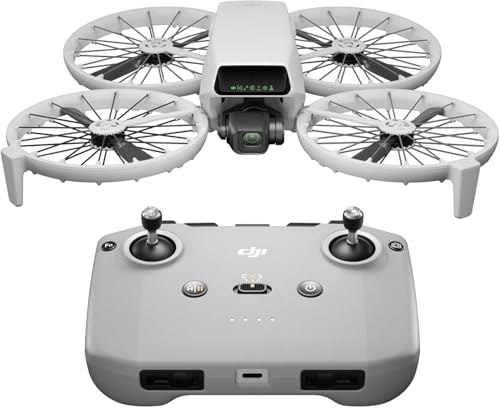 DJI Flip, drone con fotocamera UHD 4K per adulti,  249 g, stabilizzatore a 3 assi, trasmissione...