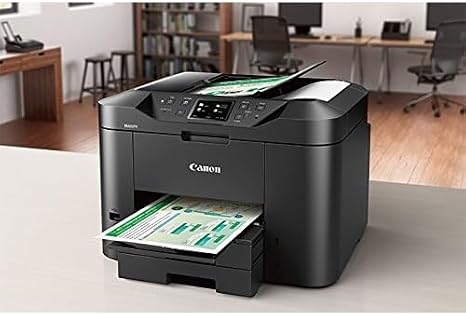 Canon MAXIFY MB2720 Wireless Color Photo Printer with Scanner, Copier and Fax (0958C002) Bundle with Printer Cable and Deco Essentials Printer eBook
