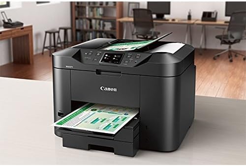 Canon MAXIFY MB2720 Wireless Color Photo Printer with Scanner, Copier and Fax (0958C002) Bundle with Printer Cable and Deco Essentials Printer eBook