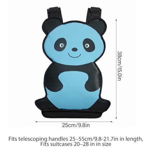 Siège de valise pour enfant avec coussin de voyage bleu - 2