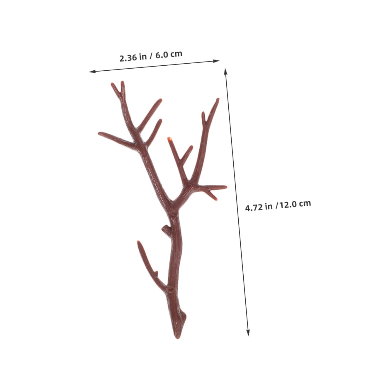 Beatifufu 20pcs Mini Plastic Deer Antlers and Snowman Arms Craft Branches for Christmas Home Decorations for Holiday Ornaments and Festive Decor