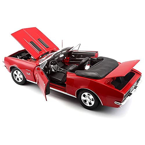 Maisto 1: 18 1967 Scale Chevy Camaro Ss 396 Convertible|Maroon