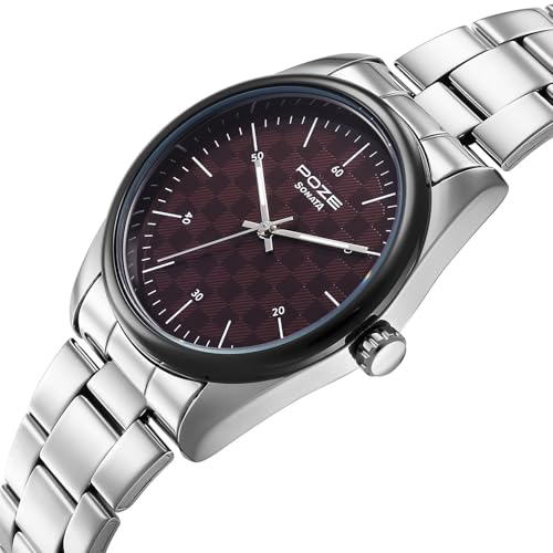 Image of Sonata Poze 9 with Quartz Analog Watch for Men