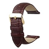 Cinturino per orologio (modello coccodrillo), cinturino in pelle per uomo e donna, cinturino in...