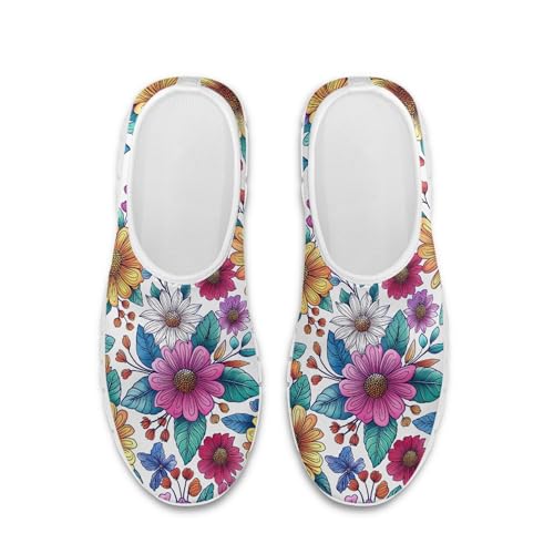 Women's Slip-On Walking Shoes Breathable Mesh Sneakers Casual Shoes2