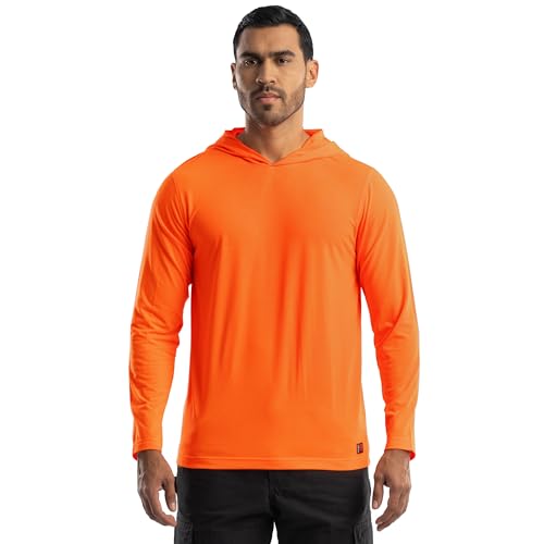 Wrangler mens Long Sleeve Sun Protection Hoodie