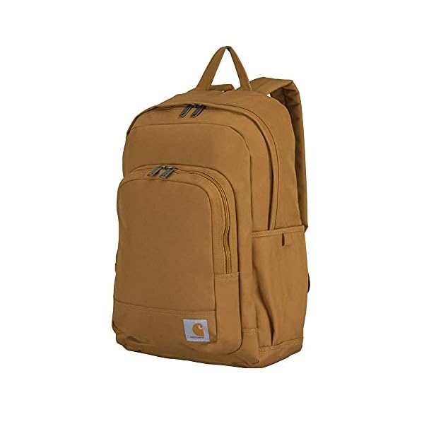 Carhartt-25L-Classic-Backpack-Durable-Water-Resistant-Pack-with-Laptop-Sleeve-Brown-One-Size Carhartt 25L Classic Backpack, Durable Water-Resistant Pack with Laptop Sleeve, Brown, One Size