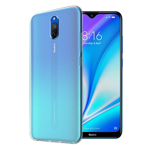 Image of Fashionury Back Cover for Redmi 8A Dual (Silicone|Transparent)
