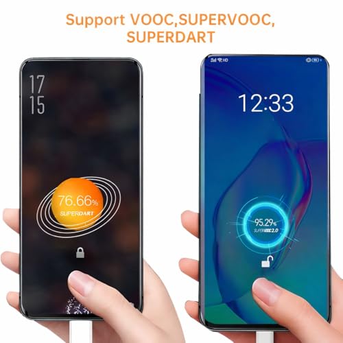 Image of Realme 80W Supervooc Type C Cable Compatible with Realme 16 Pro plus /GT 8 Pro /13 Pro Plus /12 Pro+ /12Pro /10 Pro+ /9 Pro /P4x /7 /P4 / 60 Pro /50 Pro, White