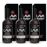LAVA Premium Espresso Martini Mix (3-Pack) - Cold Brew, 65mg Caffeine Per Serv., No Artificial Sweeteners, Colors, or Flavors - Gift, 1-Liter (33.8oz) Glass Bottle