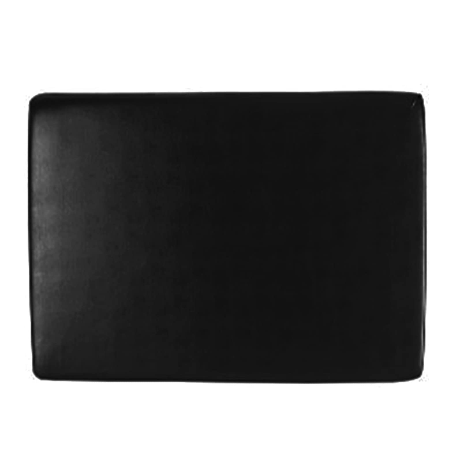 BAGASI Sofa Seat Cushion Covers, Waterproof PU Leather Jacquard Stretch Sofa Seat Cushion Cover Couch Slipcover Replacement Garden Patio Furniture Cover,Black,Four Person