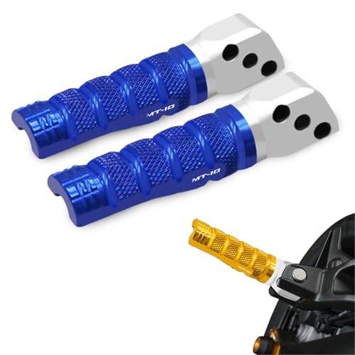 Repose-Pieds Passager Moto Yamaha MT-10 de 2016 à 2023 - Pédales Arrière en Aluminium CNC Black