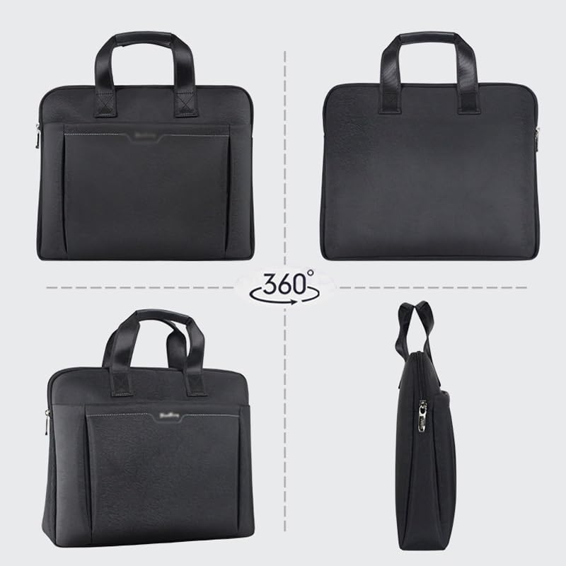 Conference Office File Bag Briefcase Portable File Bag Zipper Business Briefcase3