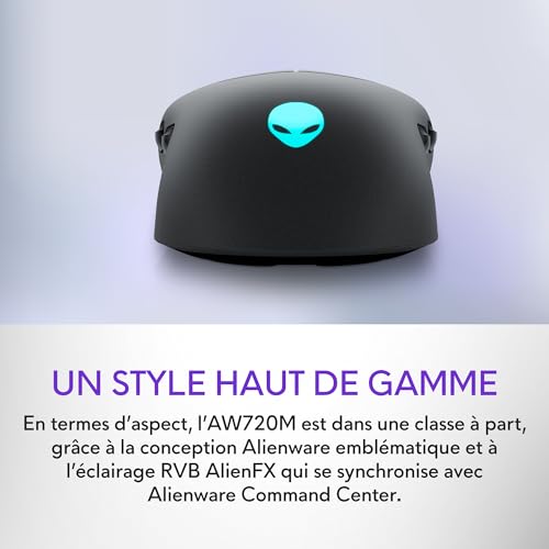 Tri-Mode Wireless Gaming Mouse AW720M (Dark Side of The Moon) - Mouse gaming - Immagine 4