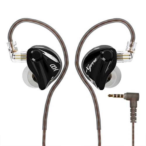Image of CCA Xyrra Dual Driver in-Ear Monitor Headphones,1DD+1BD HiFi IEM Earphones,Wired Gaming Earbuds for Gamers Musicians