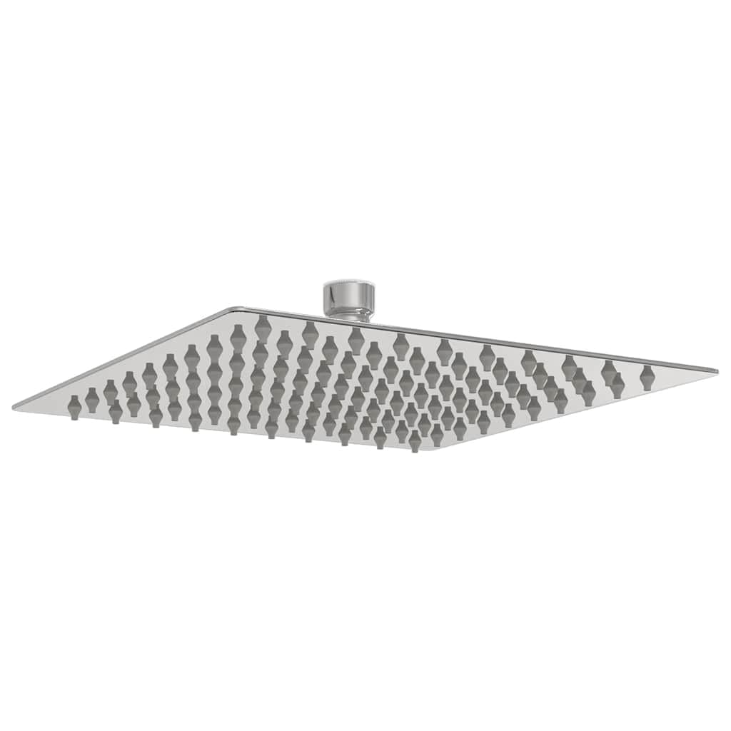 vidaXL Rain Shower Head Stainless Steel 304 20x20 cm Square, rain Shower Head, Bath Head, Shower Part, Rainfall Shower Head, Bathroom Accessory