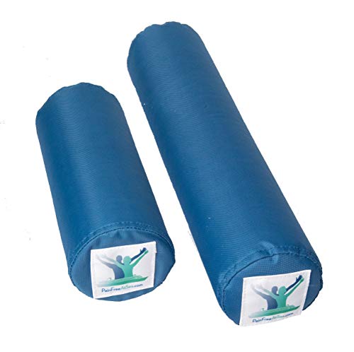 Pain Free At Sea-Posture Long & Short Foam Roll/Towel to place under the NECK & LOW BACK to RELAX & REDUCE TENSION, PAIN-Regain the Natural Curvature of the Spine+ Balance & Function of the Pelvis