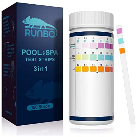 Kit de Prueba de Agua Piscina 3 en 1 RUNBO 150 Tiras Cover