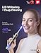 bixdo Whitening Electric Toothbrush for Adults, Professional 460nm Whitening Blue Light Tech, 31,000VPM Sonic & Oscillating Cleaning with Smart AI Sensor, 6-Month Long-Lasting Battery gallery 2