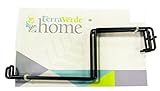 Terra Verde Home 91360 Deck Rail Flower Box Holder, Black