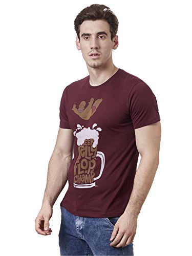 Image of Free Authority Men's Printed Regular Fit T-Shirt