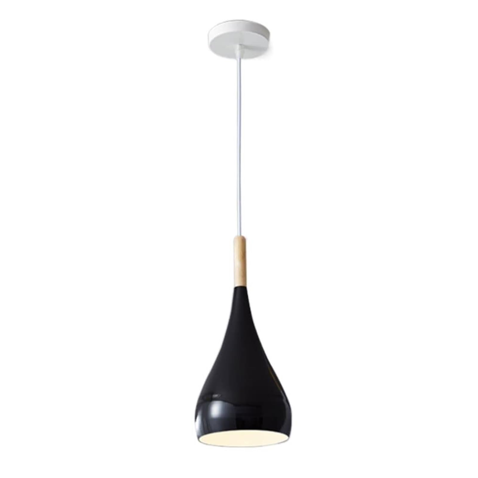Lámpara de madera para techo que elimina sombras en cocina 8