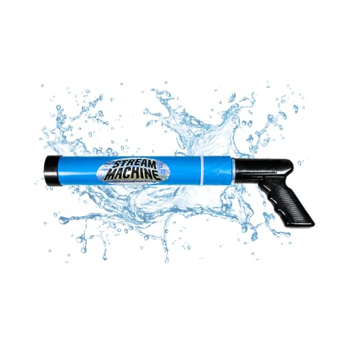 Stream Machine Water Gun Launcher TL-600 17 Inch Single Barrel Water Launcher, Water Soaker Gun Shoots 40+ ft, Pool Squirt Gun for Outdoor Summer Fun, Model Number: 80005