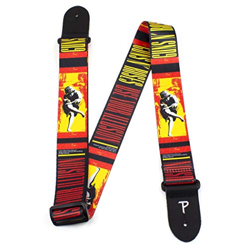 Perri’s Leathers Ltd. – Sangle de Guitare – Polyester – Guns N Roses – Ajustable – Pour Guitares Acoustiques / Basses… - Les Beatles, Paul McCartney, John Lennon, RIngo Starr, George Harrison Perri's Leathers Ltd. - Sangle de Guitare - Polyester - Guns N Roses - Ajustable - Pour Guitares Acoustiques / Basses… – Image 7