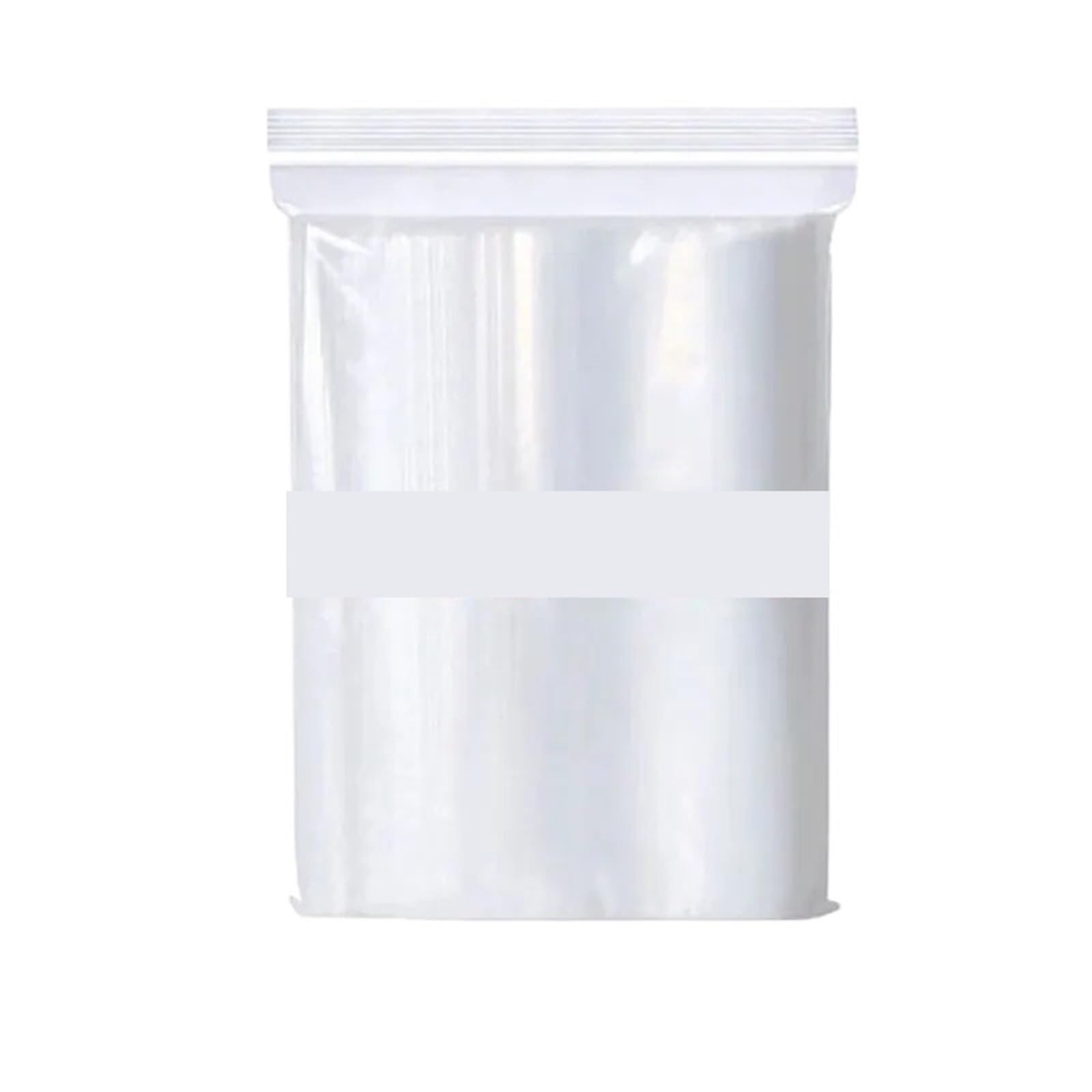 Bolsa Zip 100 bolsas de plástico transparente con cierre hermético, gruesas y resistentes, for guardar joyas pequeñas, alimentos otros artículos. Reutilizables para la Cocina(32x45cm(100pcs))