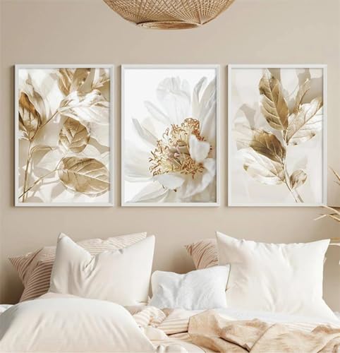Pintura al óleo con pan de oro sobre lienzo abstracto de 60x80cm para salones exclusivos