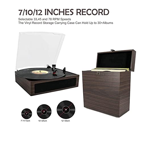 TAISK Tourne-Disque Bluetooth à 3 Vitesses entraîné par Courroie, Tourne-Disque Vinyle Vintage intégré stéréo Vie… - Les Beatles, Paul McCartney, John Lennon, RIngo Starr, George Harrison TAISK Tourne-Disque Bluetooth à 3 Vitesses entraîné par Courroie, Tourne-Disque Vinyle Vintage intégré stéréo Vie… – Image 3