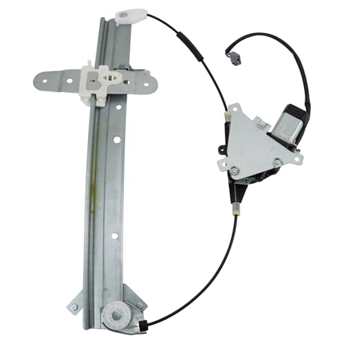 Image of TRQ Rear Left Power Window Regulator & Motor Assembly Drivers Side Compatible with 1992-2011 Ford Crown Victoria Mercury Grand Marquis 2003-2004 Marauder FO1550111