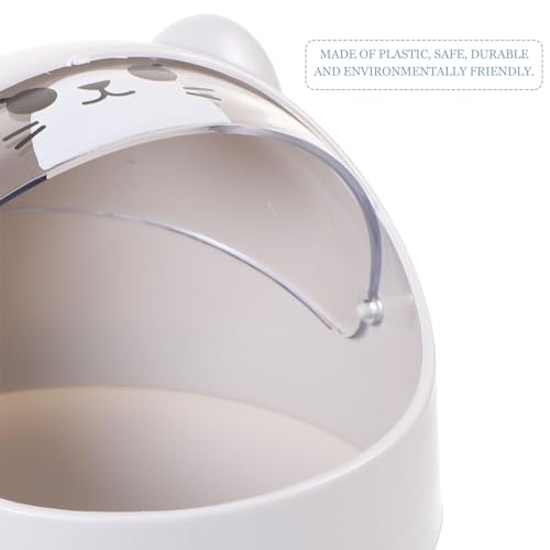Image of LIFKOME Mini Trash can with Swing Lid Small Garbage Bin Desktop Wastebasket R密Container for Office Bathroom Kitchen Bedroom