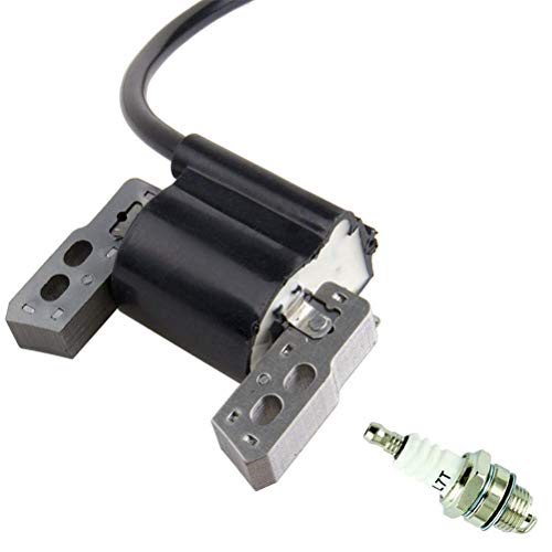 590454 Ignition Coil Fit For Briggs & Stratton799381 790817 692605 802574 Magneto Armature,Fit For Briggs & Stratton Engine Models:129H00 Series(0005-0185) Engine,590454 Coil+L7T Spark Plug #TOP2