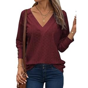 Dokotoo Womens Tops Dressy Casual V...