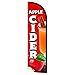 Apple Cider Premium Windless Polyknit Feather Flag (3 x 11.5 feet)