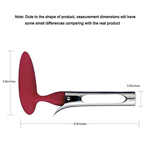 Xubox Apple Corer, Good Grips Food Grade Stainless Steel Apple Core