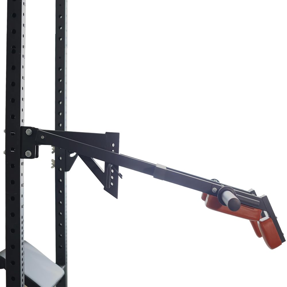 COBANTFIT Adjustable Multi-Position Shoulder Press Rack Attachment Leverage Squat Suitable for 2â€?*2â€?,2â€?*3â€?,3â€?*3â€? Racks with Ergonomic Handles