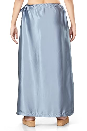 Image of Madhu Fashion Women's Satin Saree Petticoat Saree Underskirt