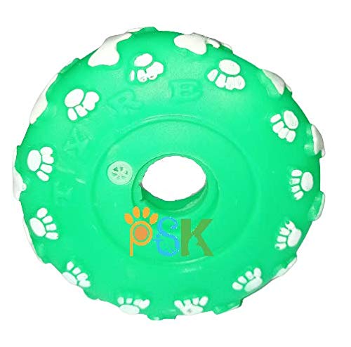 PSK PET MART Non-Toxic Durable Chew Tyre Squeaky Sound Toy for Small, Medium Dog and Cat Green (B08YWZJGZF) Amazon Price History, Amazon Price Tracker