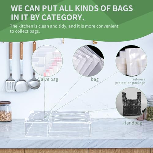 Organizador de bolsas de alimentos para una cocina moderna, ordenada y eficiente 8