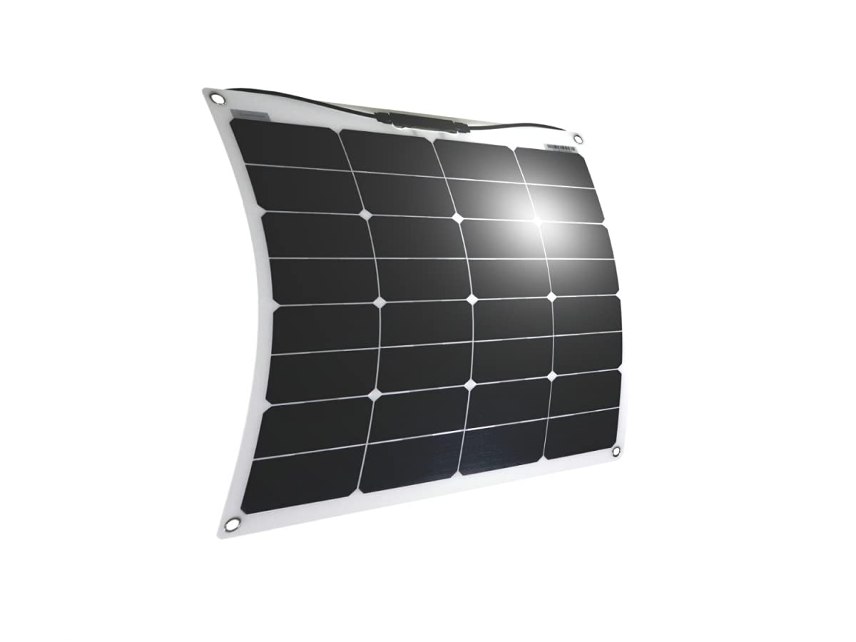 Pannello solare 50 Watt flessibile mono pannello solare semiFlex PV camper campeggio 580 x 540 x 2